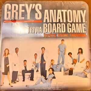 Grey's Anatomy Trivia Board Game - White and Blue
